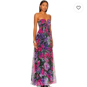 Milly River Garden Floral Dress NWOT